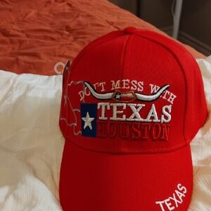 Red Texas Houston Cap